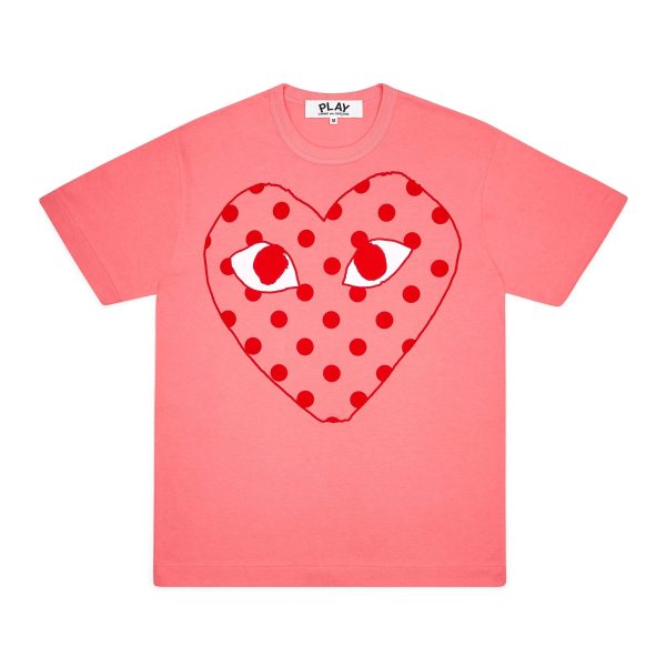 Play-Bright-Spotted-Heart-Pink-T-Shirt.jpg Play Bright Spotted Heart Pink T-Shirt