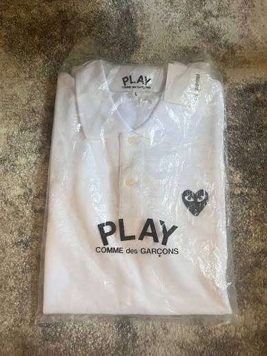 CDG White Packaged Polo