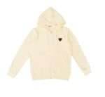 CDG PLAY Holiday Emoji Cream Zip Hoodie 2