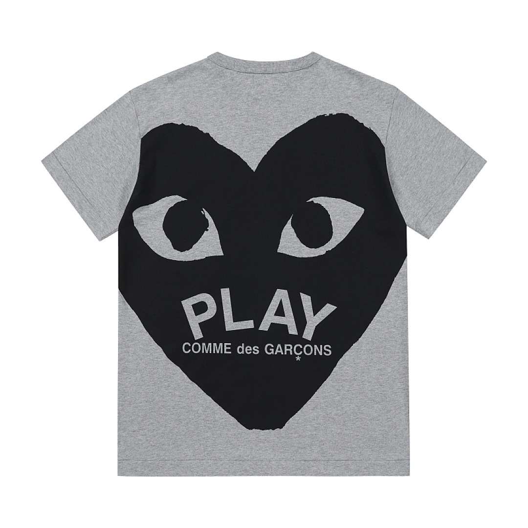Comme des Garçons PLAY Black Heart Grey T-Shirt