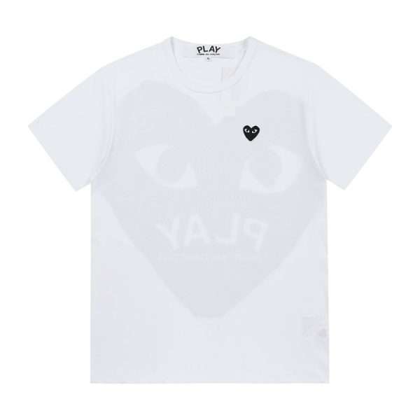 Comme des Garçons PLAY Black Heart Graphic White T-Shirt 2